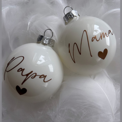 Kugel Glas Mama Papa