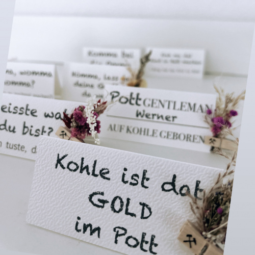 Tischkarten 10er Set